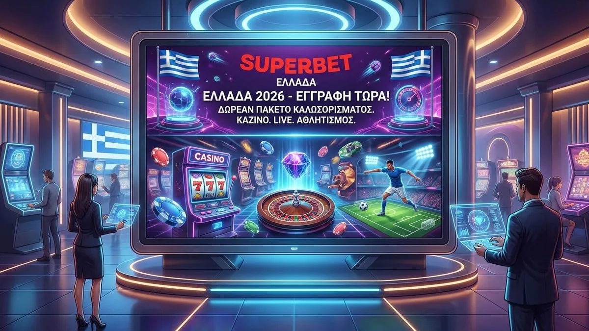 Εγγραφή με μπόνους στο Superbet
